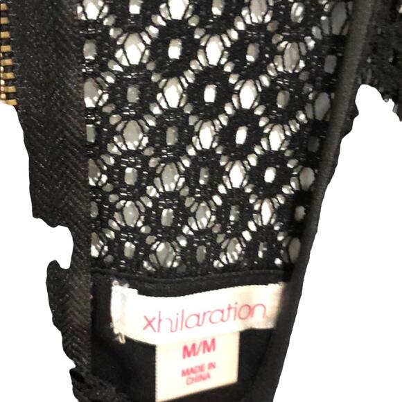 Xhilaration Women's Mini Dress Sleeveless Lace front and back zip Size M - Picture 6 of 6